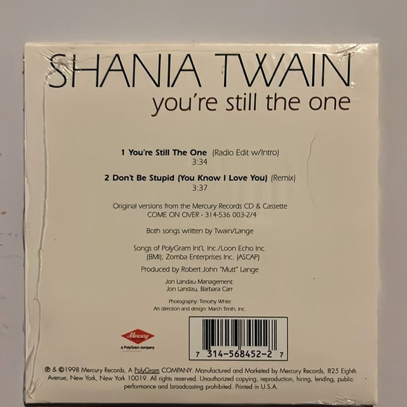 1998 Shania twain you’re still the one CD - Picture 2 of 4